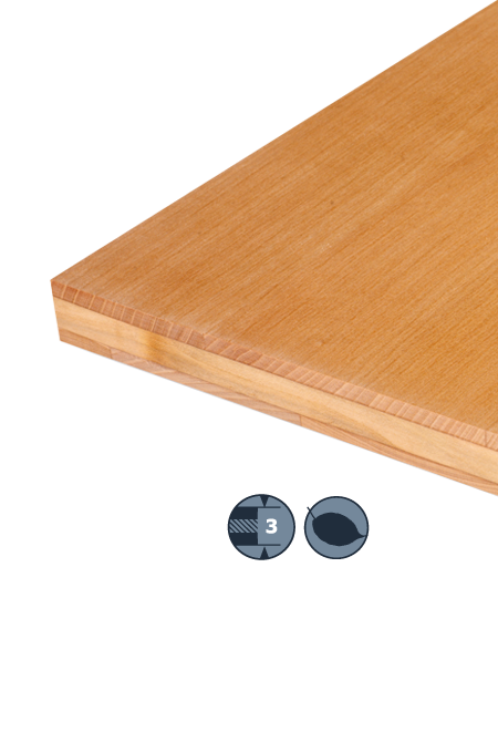 TILLY三层硬木板：樱桃木